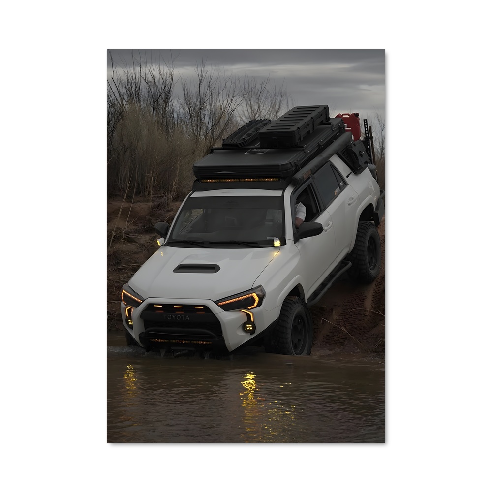 Poster élégant de coureur TRD Pro